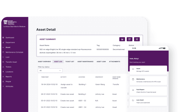 Deeeptrack Asset Tracking Solution for Lee Kong Chian School of Medicine